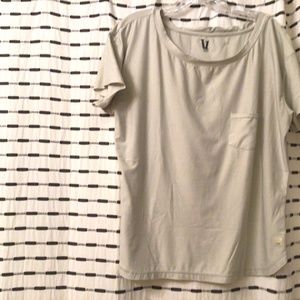 Soft Silky Oversized Short Sleeved Tee —Light Grayish Green
